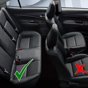Vị trí ngồi trên xe ô tô nào an toàn và nguy hiểm nhất?