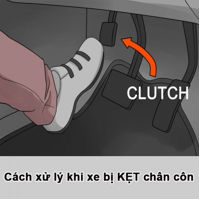 Cách xử lý khẩn cấp khi xe bị kẹt chân côn