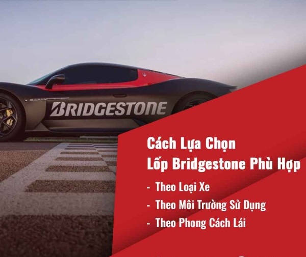 địa chỉ cung cấp lốp xe ô tô Bridgestone tại Bình Dương - TPHCM