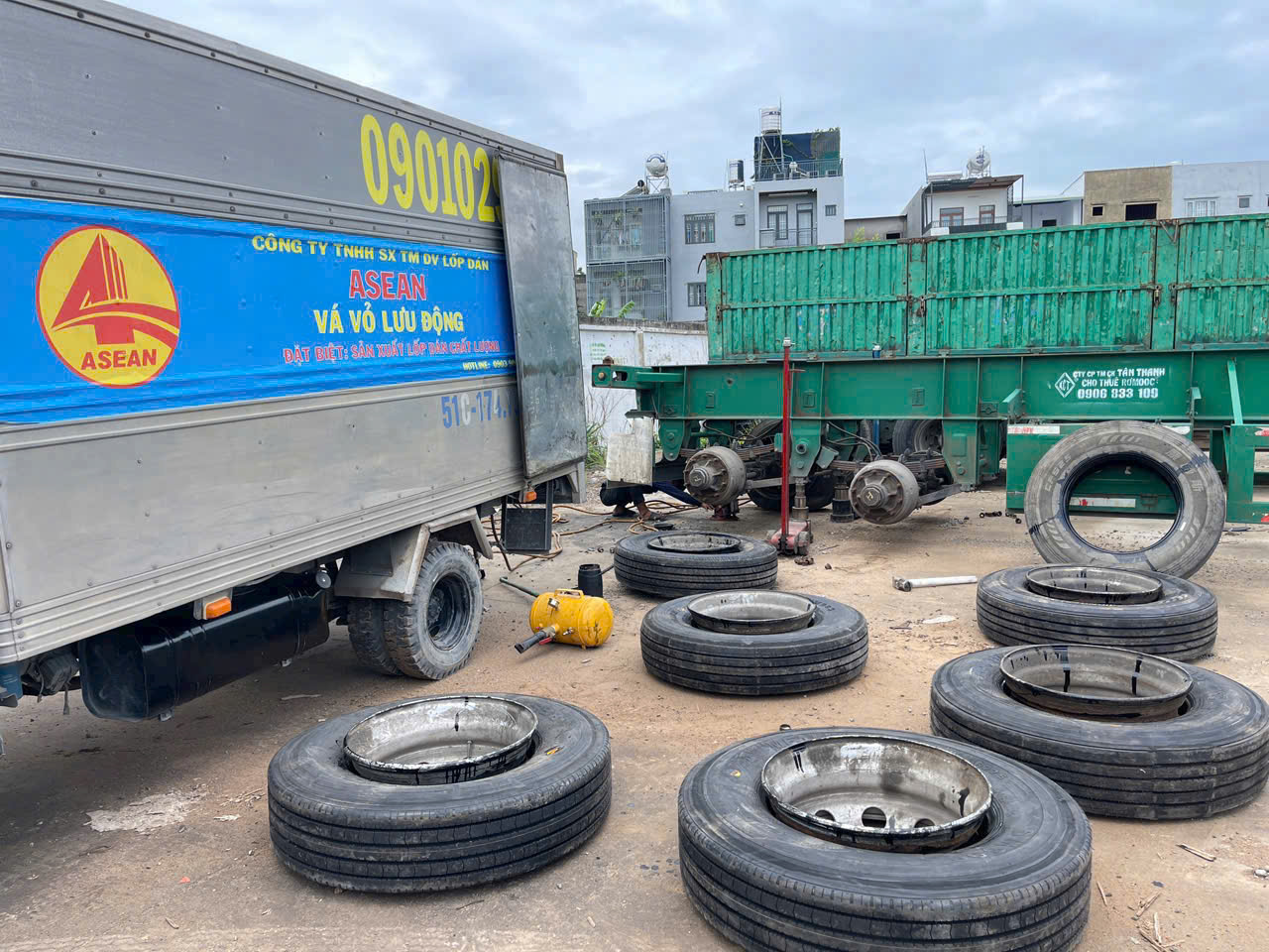 lốp xe tải chất lượng tại Bình Dương - TPHCM