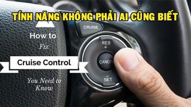 Mẹo lái xe tiết kiệm nhiên liệu với Cruise Control