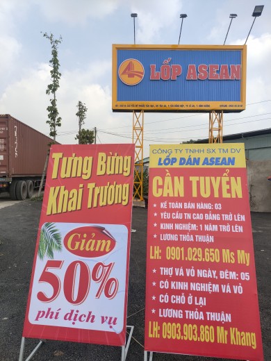 Phân phối sỉ lẻ vỏ xe - lốp xe uy tín - chất lượng tại Bình Dương